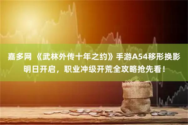 嘉多网 《武林外传十年之约》手游A54移形换影明日开启，职业冲级开荒全攻略抢先看！